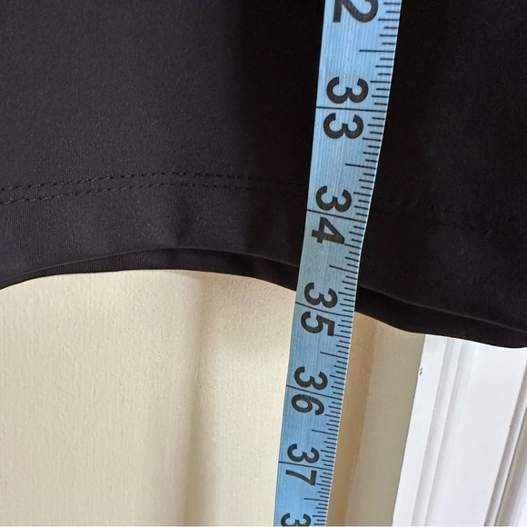 Tommy Bahama Size Large Black Sleeveless Performance Golf Dress Zip Up Pockets L - Picture 5 of 6